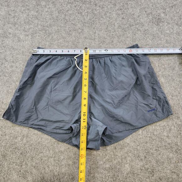 Patagonia Shorts Mens XL Gray Nylon Swim Trunks Mesh Lined Drawstring Board - Picture 12 of 16
